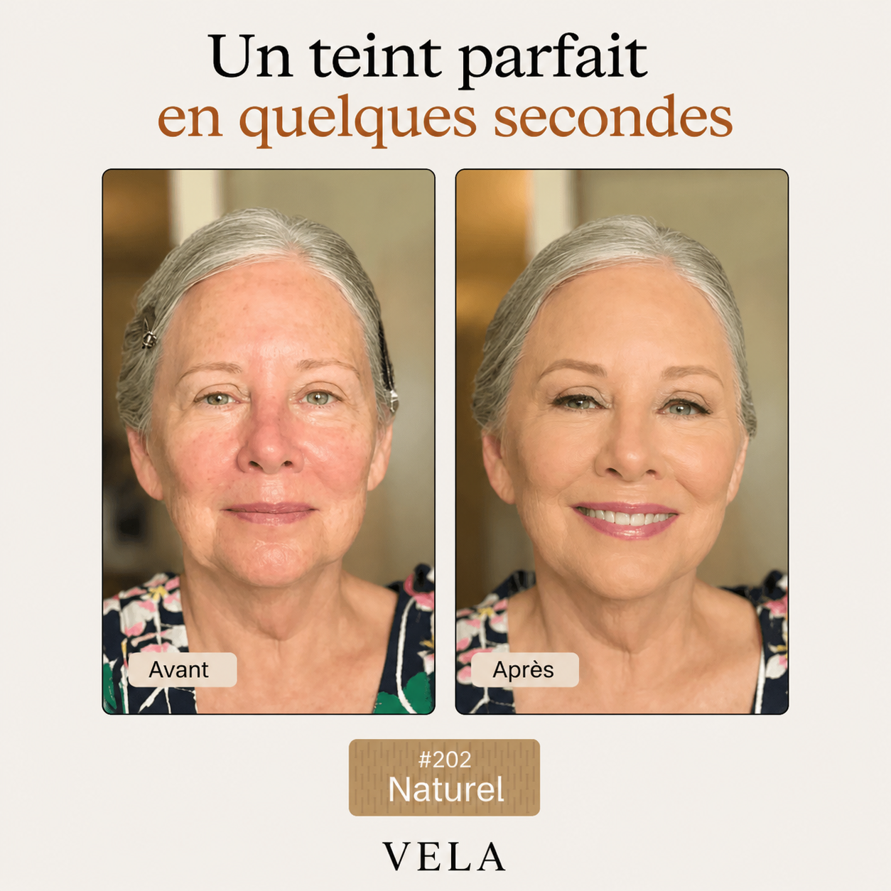 VELA® — Le bâton fond de teint qui s'adapte à toi